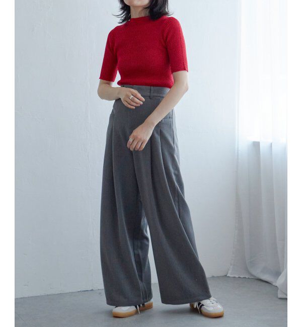 VENCE share style「ラメ半袖プルオーバー」|Tシャツ・カットソー|