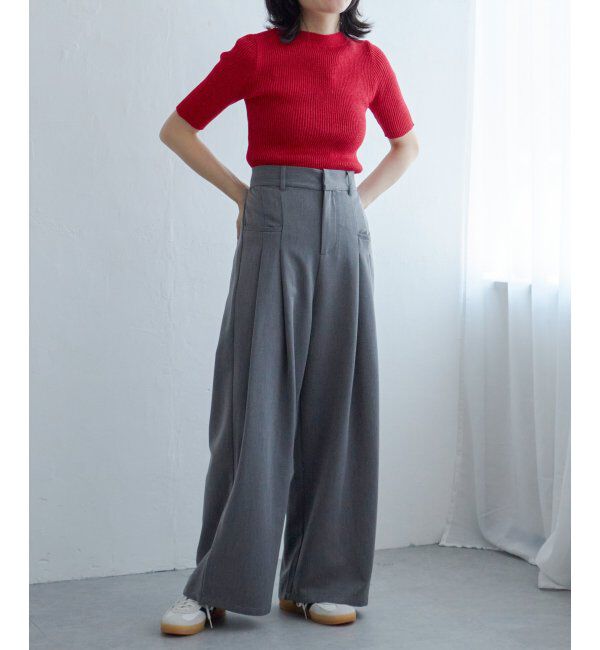 VENCE share style「ラメ半袖プルオーバー」|Tシャツ・カットソー|