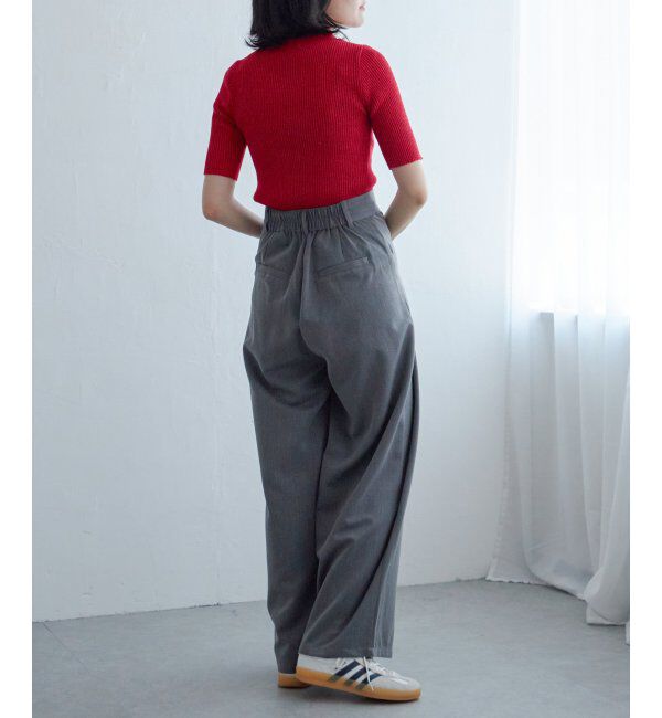 VENCE share style「ラメ半袖プルオーバー」|Tシャツ・カットソー|