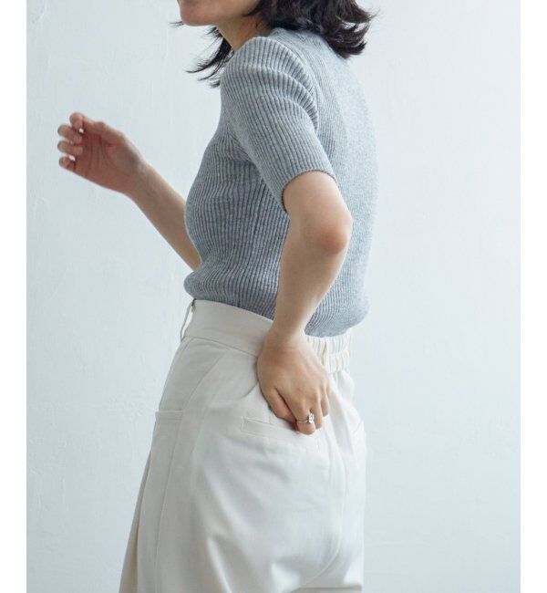 VENCE share style「ラメ半袖プルオーバー」|Tシャツ・カットソー|