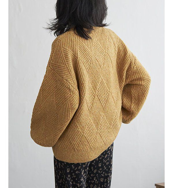 VENCE share style「ブークレダイヤ柄ニット」|ニット・セーター|