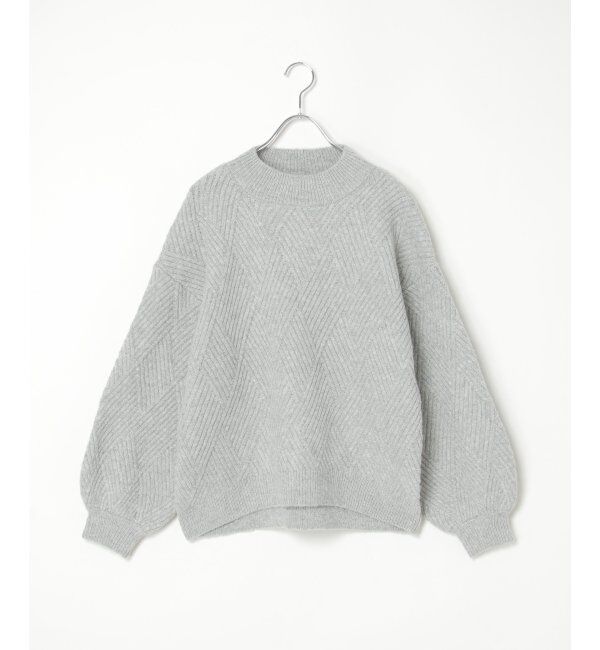 VENCE share style「ブークレダイヤ柄ニット」|ニット・セーター|