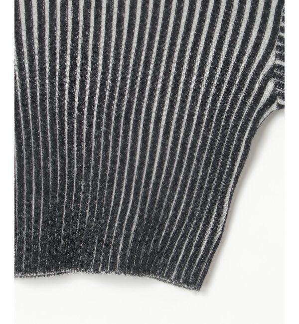 VENCE share style「12Gリブショートトップス」|ニット・セーター|