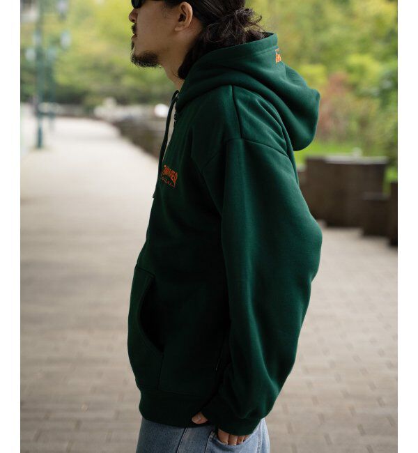 VENCE share style「THRASHER スラッシャー ジップパーカー」|カーディガン|