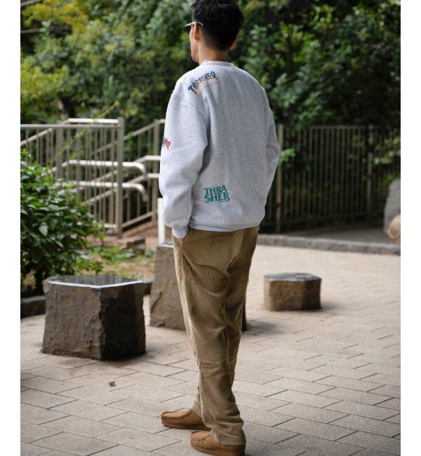 VENCE share style「THRASHER スラッシャー 総柄スウェット」|スウェット・ジャージ|