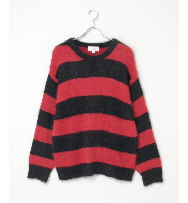 VENCE share style「ボーダーシャギークルーネックニット」|その他|