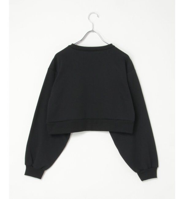 VENCE share style「裏起毛箔プリントクロップドスウェット」|スウェット・ジャージ|