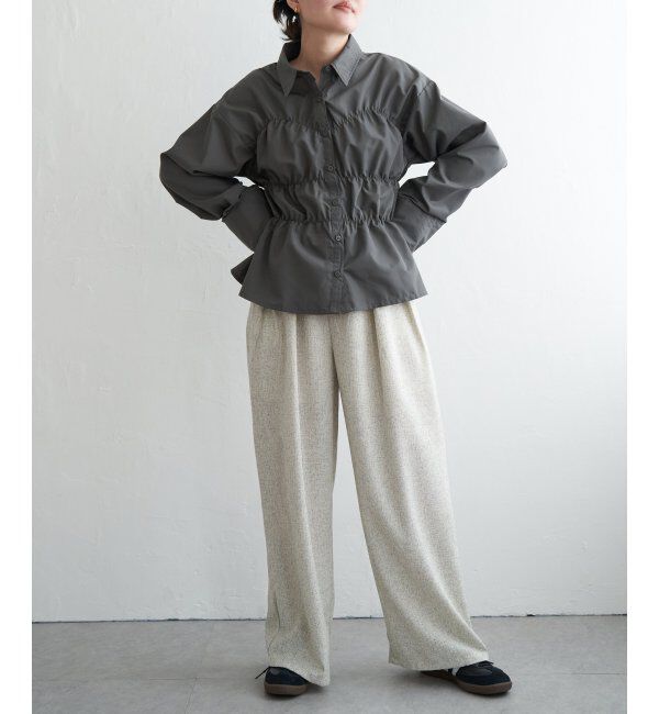 VENCE share style「ブロードシャーリングシャツ」|シャツ・ブラウス|