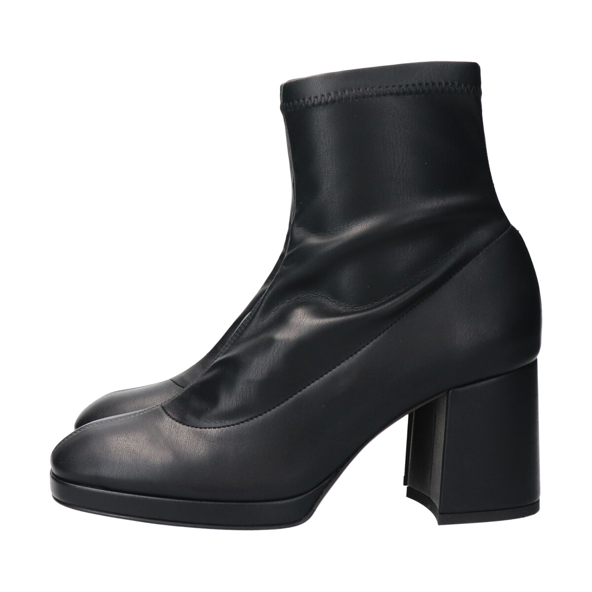 FABIO RUSCONI 「【FABIO RUSCONI】スクエアトウストレッチブーツ」|ショートブーツ|