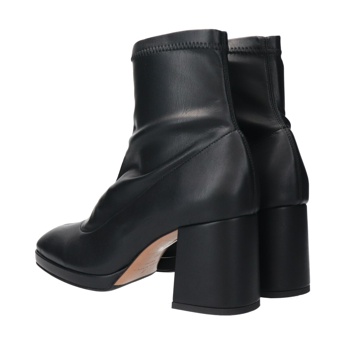 FABIO RUSCONI 「【FABIO RUSCONI】スクエアトウストレッチブーツ」|ショートブーツ|