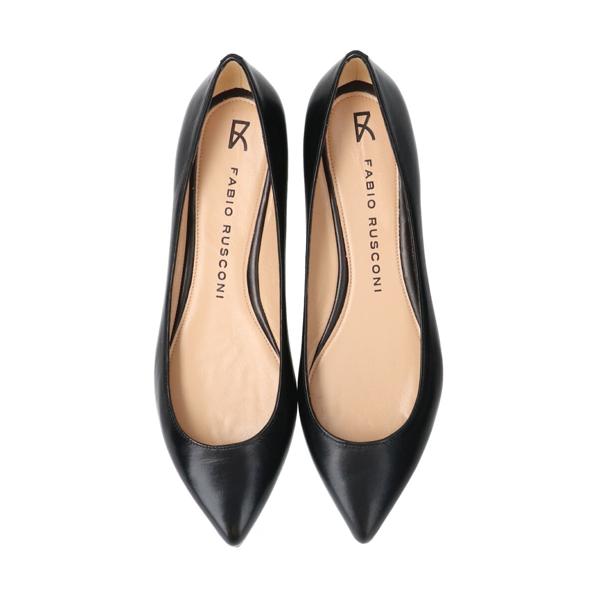 FABIO RUSCONI 「【FABIO RUSCONI】ポインテッドトウフラットパンプス」|パンプス|
