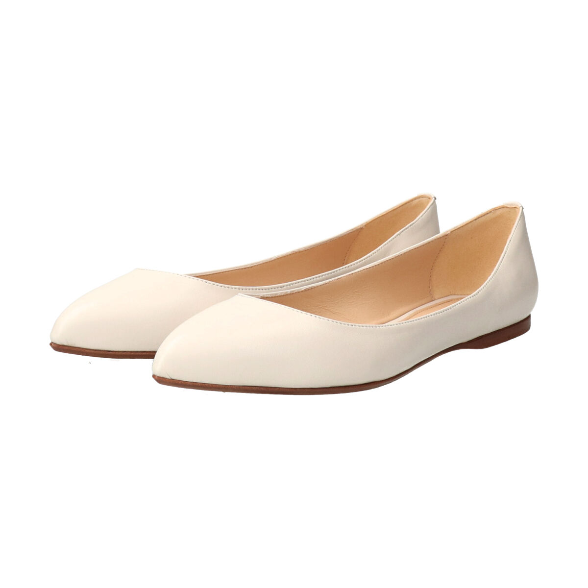 FABIO RUSCONI 「【FABIO RUSCONI】ポインテッドトウフラットパンプス」|パンプス|