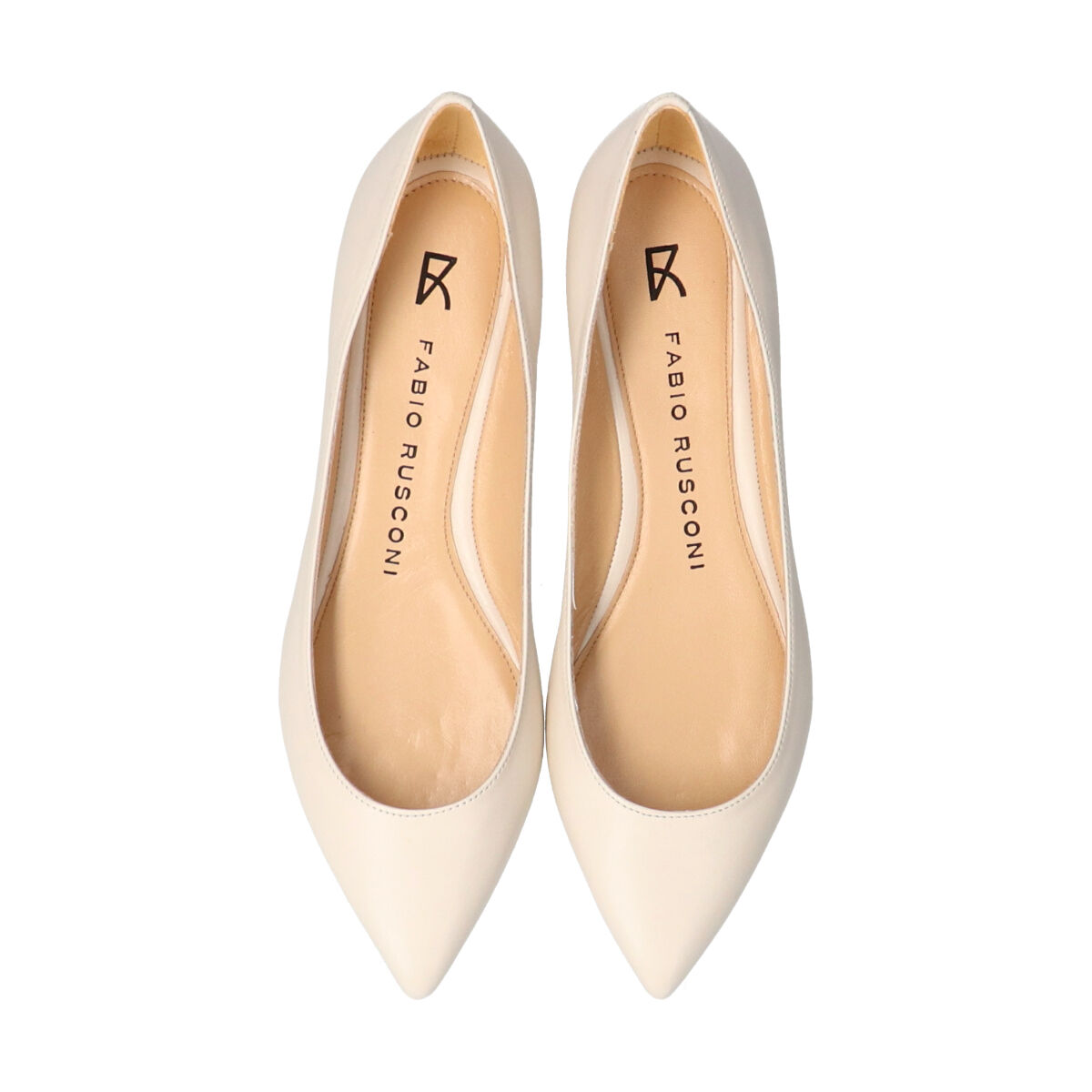 FABIO RUSCONI 「【FABIO RUSCONI】ポインテッドトウフラットパンプス」|パンプス|