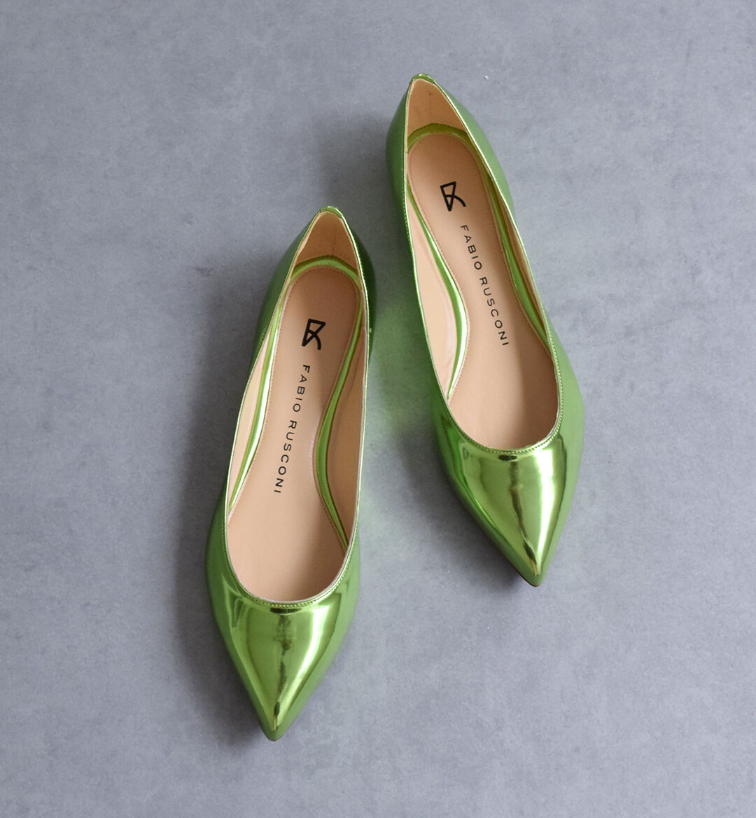 FABIO RUSCONI 「【FABIO RUSCONI】ポインテッドトウフラットパンプス」|パンプス|GR