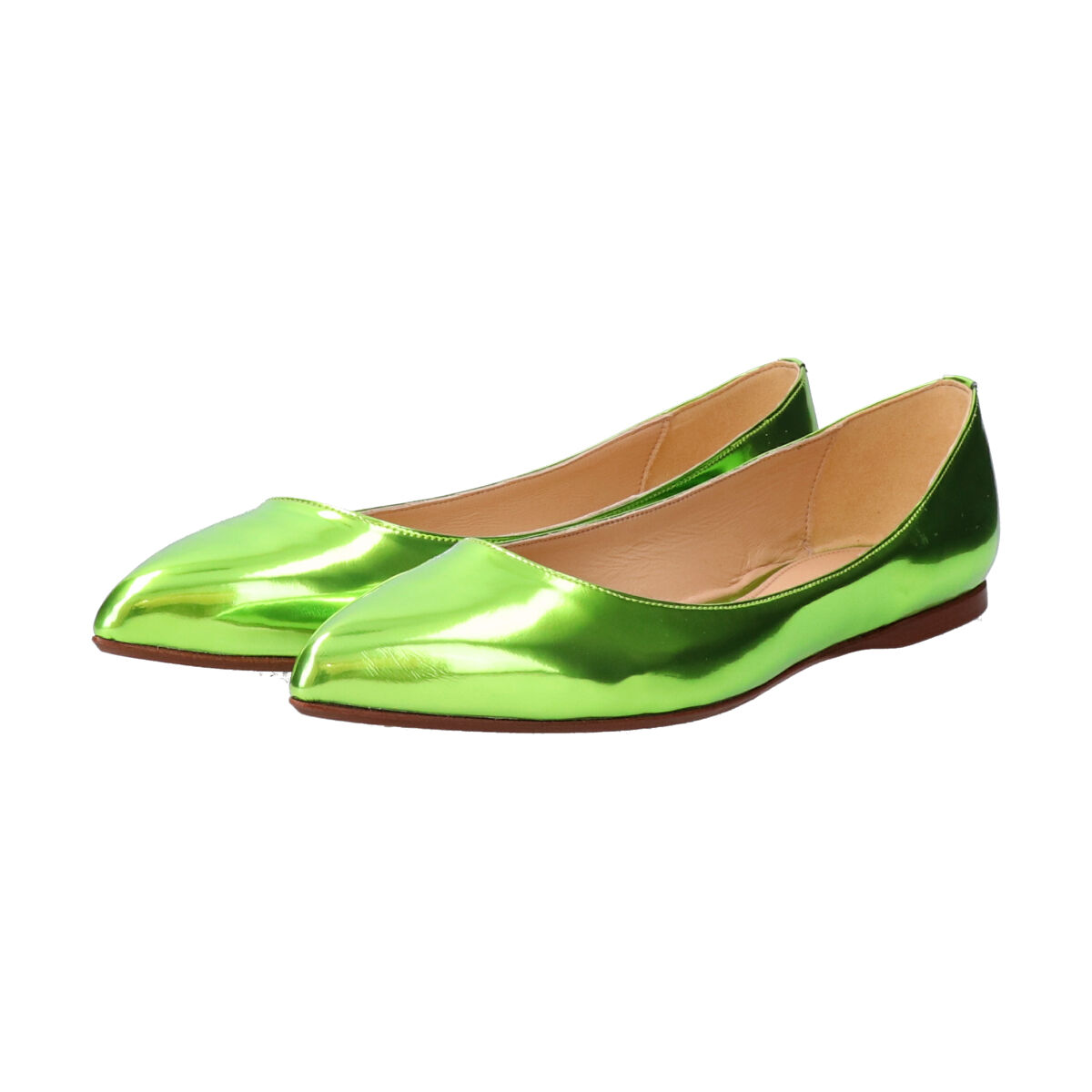 FABIO RUSCONI 「【FABIO RUSCONI】ポインテッドトウフラットパンプス」|パンプス|