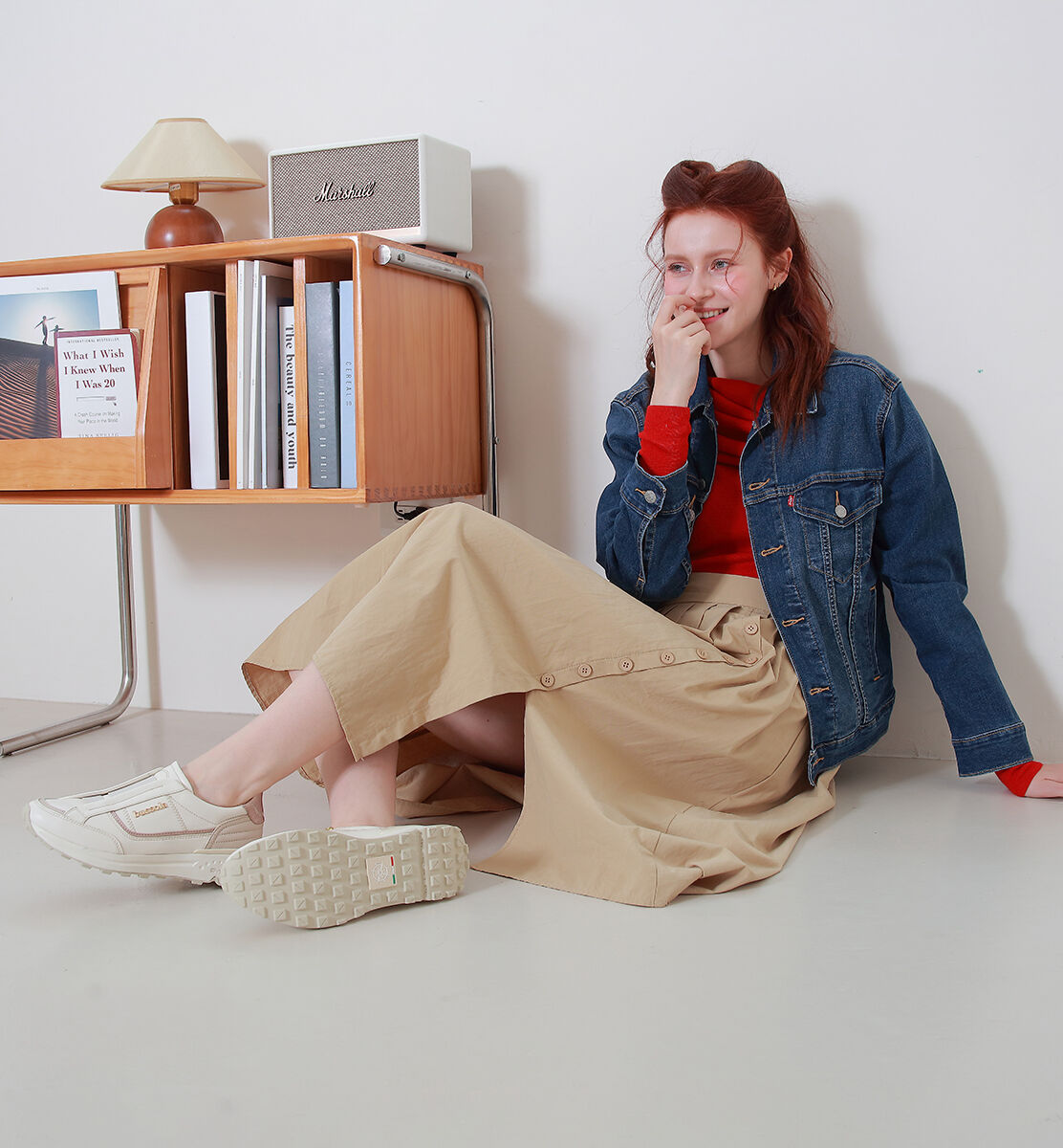 IMPORT SELECT「【bussola】撥水サイドジップスニーカー」|スニーカー|