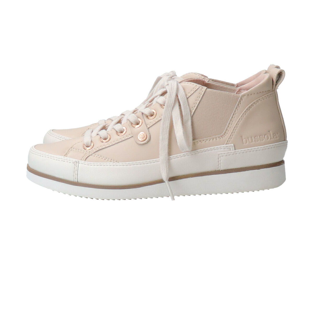 IMPORT SELECT「【bussola】撥水サイドゴアミドルカットスニーカー」|スニーカー|