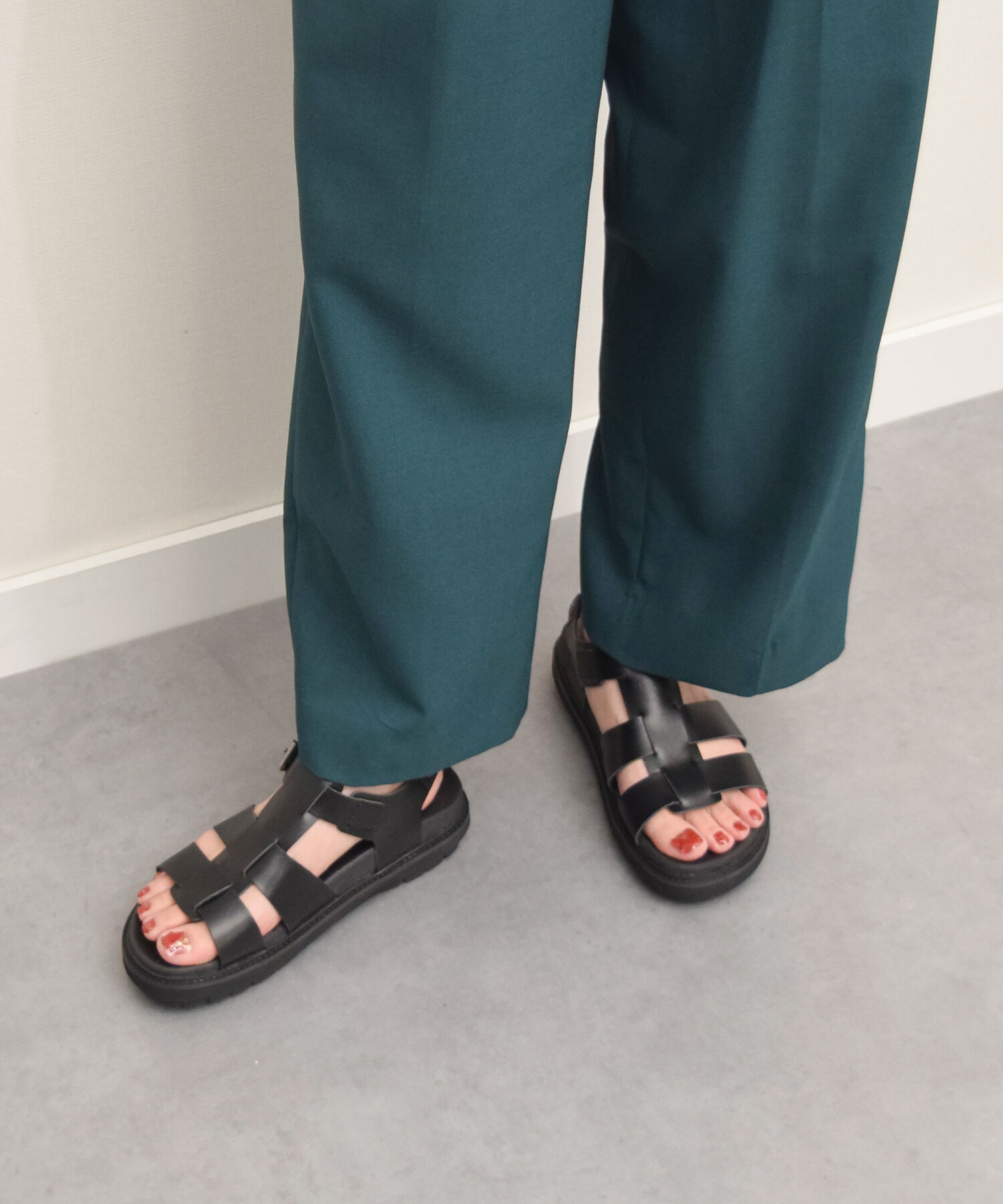 IMPORT SELECT「【bussola】軽量ソールグルカサンダル(955711)」|サンダル|BL