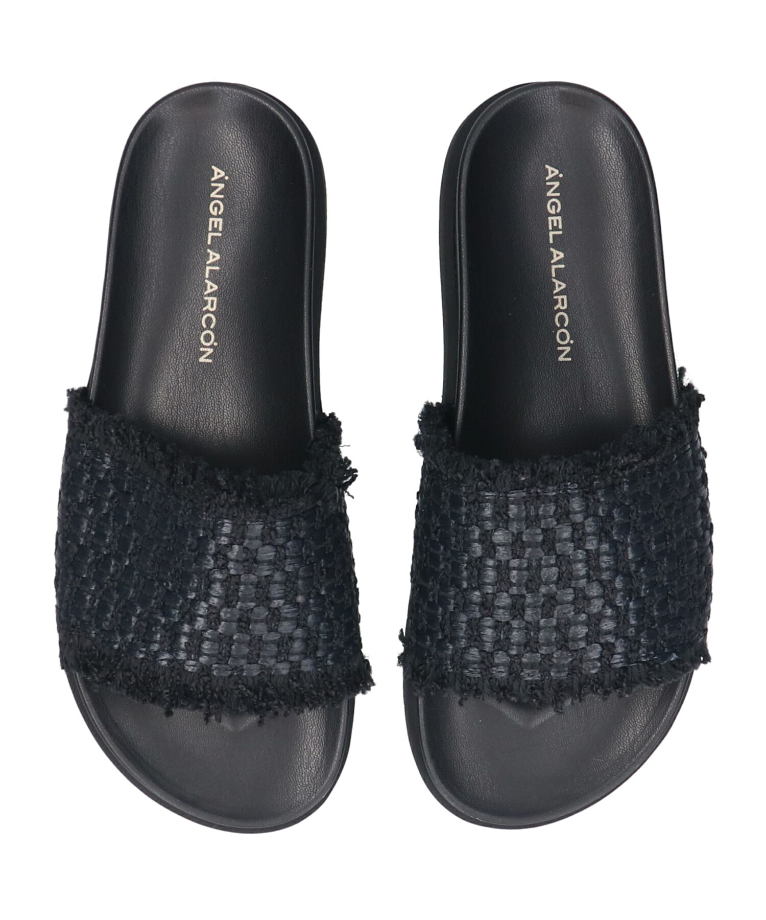 IMPORT SELECT「【ANGEL ALARCON】フットベッドラフィアスライドサンダル(D52302)」|サンダル|