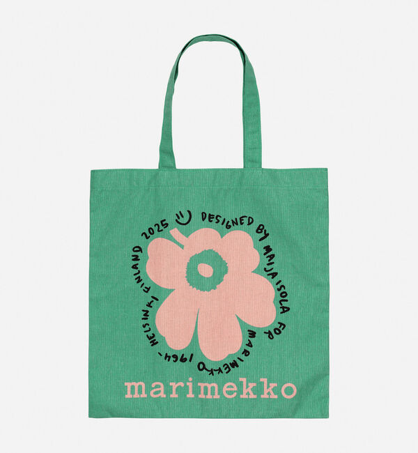 Marimekko「【アジア限定】Vankka Unikko Placement トートバッグ」|トートバッグ|ﾀｰｺｲｽﾞ&times;ﾗｲﾄﾋﾟﾝｸ