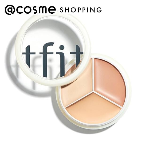  「tfit カバーアップコンシーラー クール 高カバー高密着 (15g(5g&times;3))」|ファンデーション|その他