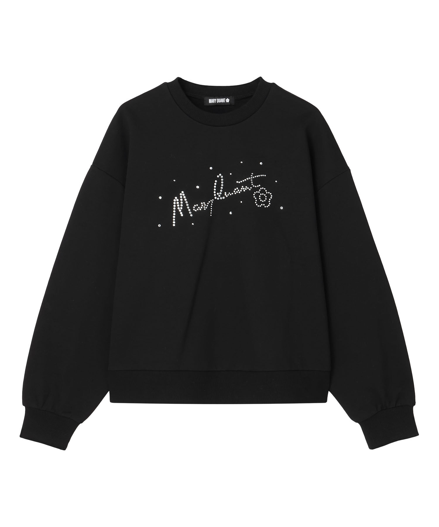 MARY QUANT「ラインストーンスウェット プルオーバー」|ニット・セーター|