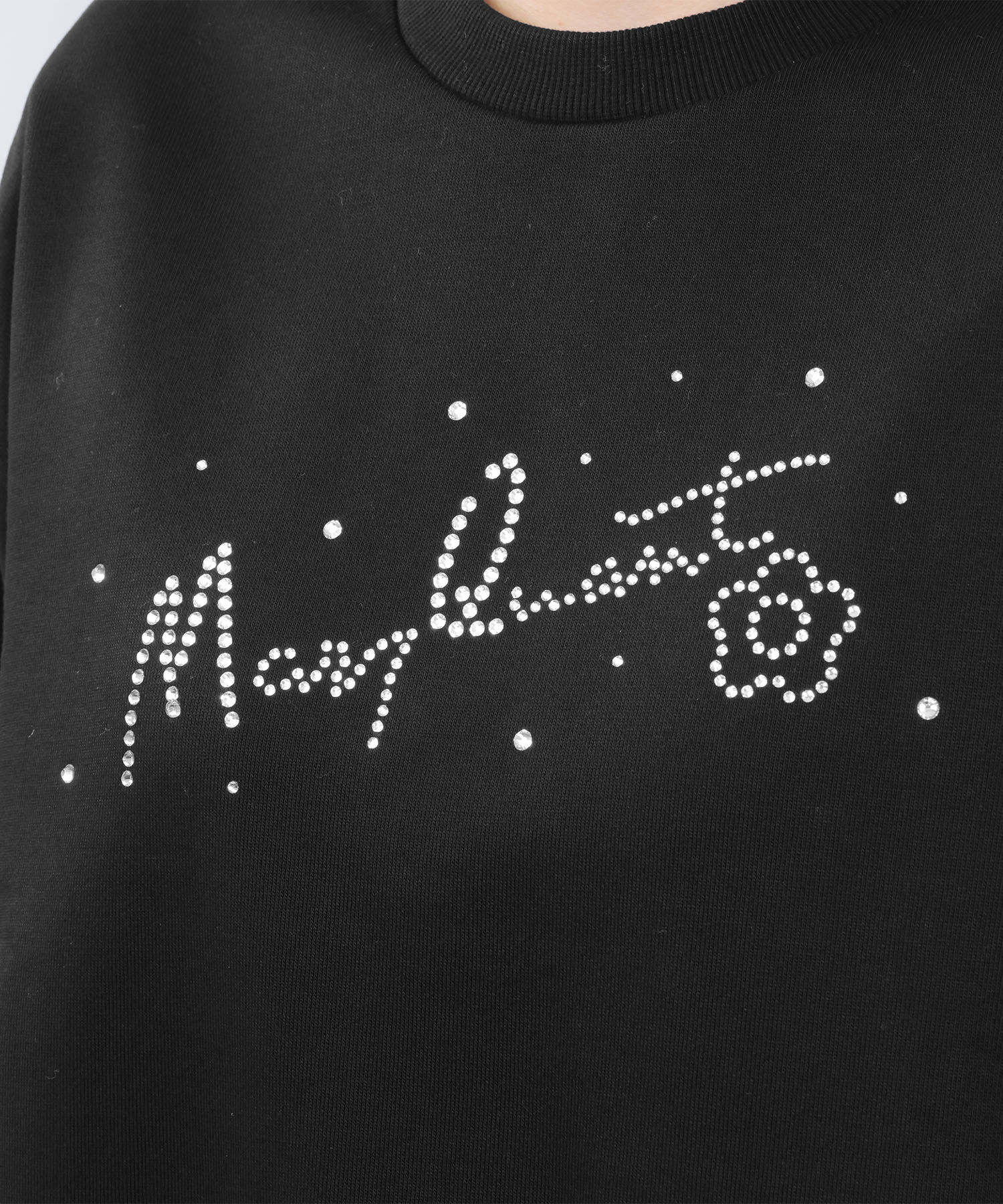 MARY QUANT「ラインストーンスウェット プルオーバー」|ニット・セーター|