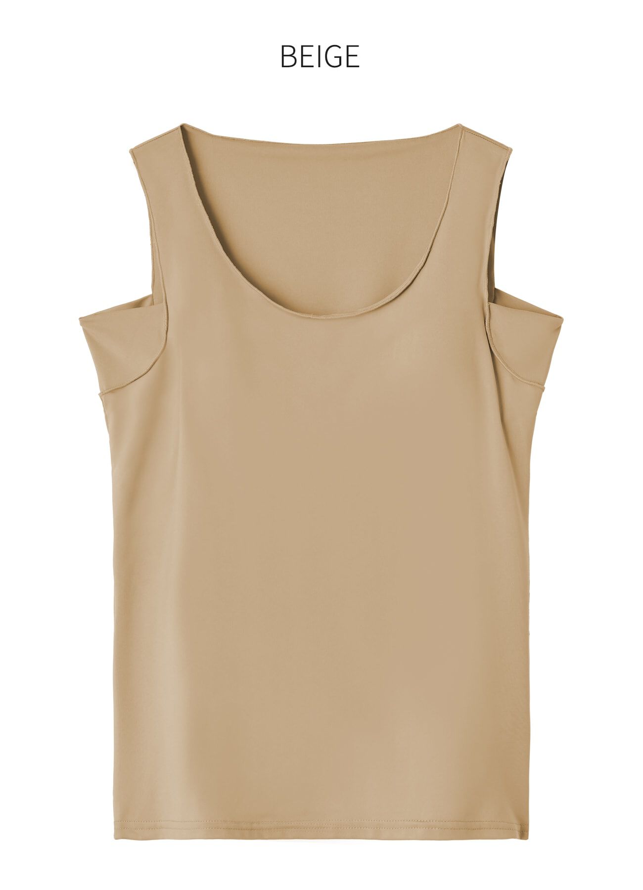 STYLE DELI「ワキ汗取りカップ付きインナータンクトップ／ハイバック」|インナー|