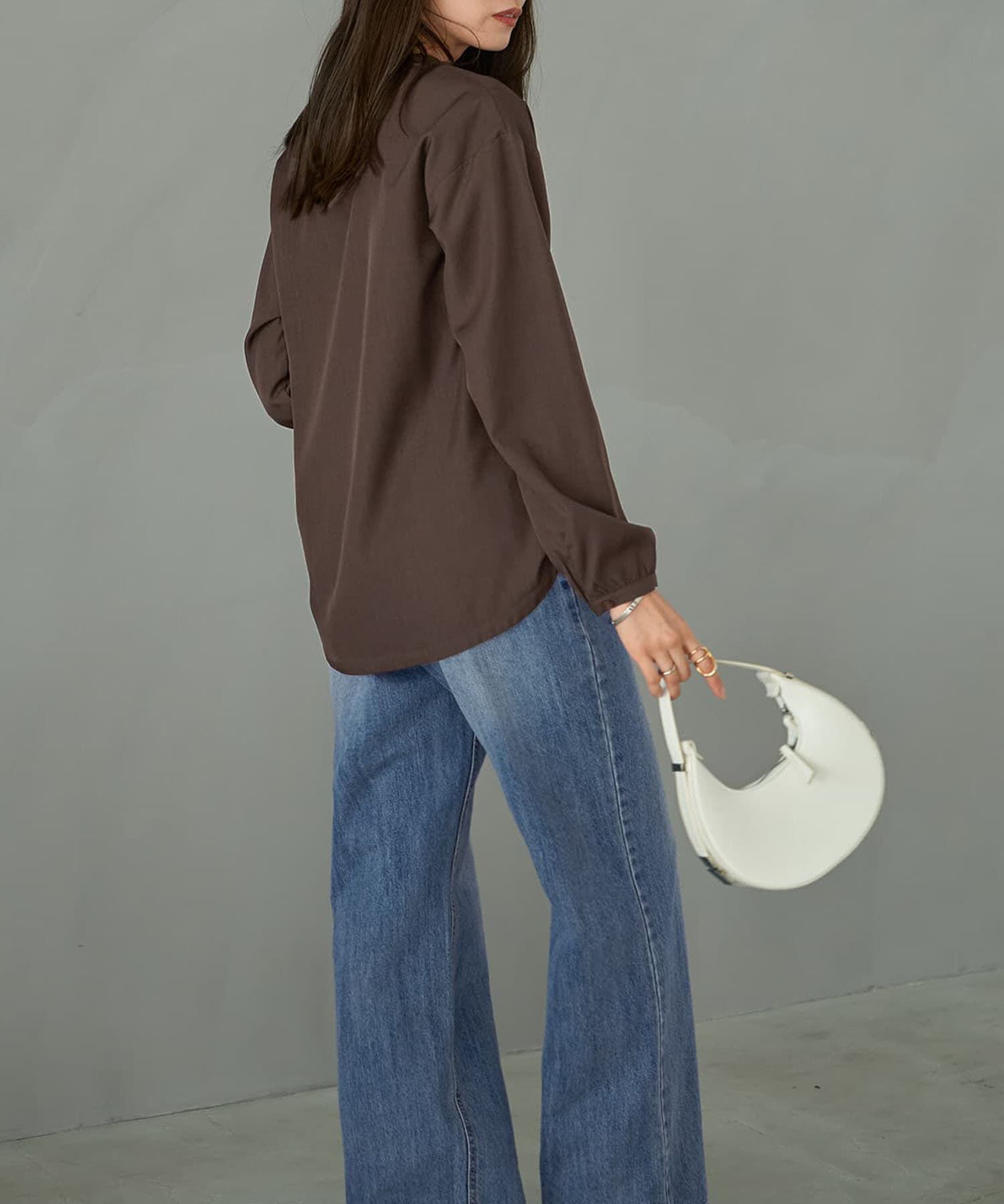 STYLE DELI「【LUXE】ハートVネックブラウス」|シャツ・ブラウス|