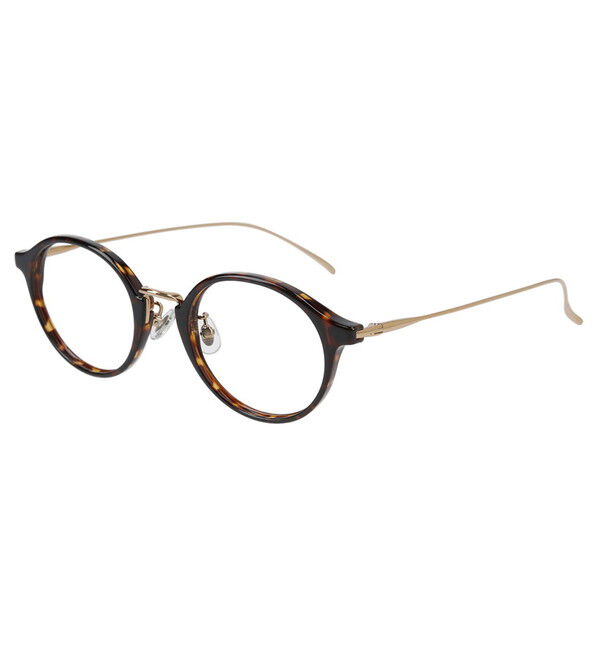  「ボストン型 クリアレンズサングラス｜紫外線100%カットクリアサングラス」|サングラス|ブラウン