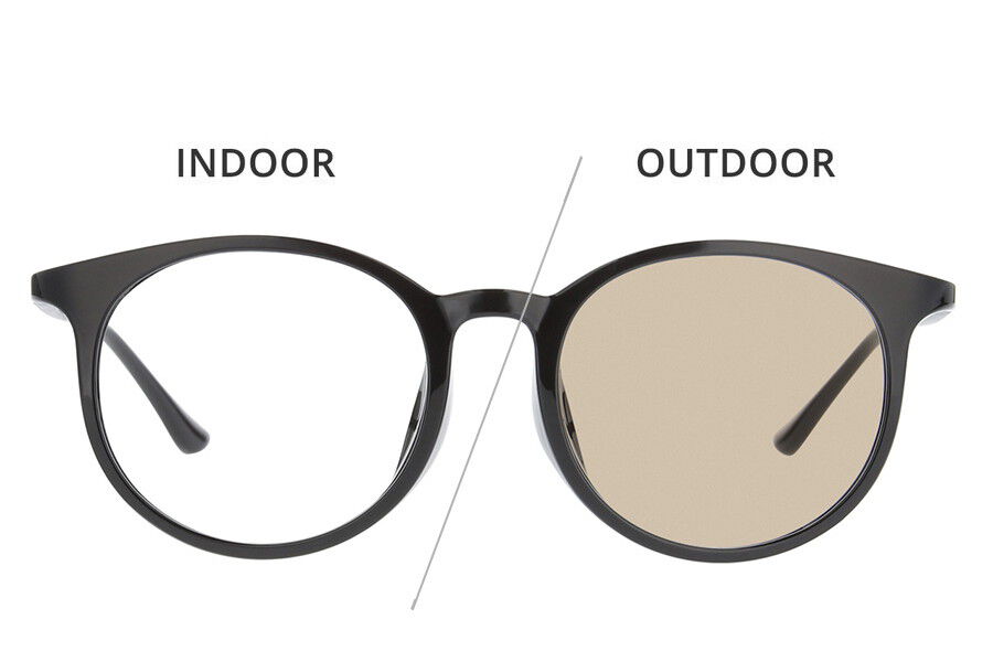  「【WEB限定】ボストン型 調光 サングラス レンズの色が変わるサングラス SUNGLASSES｜Zoff 」|サングラス|