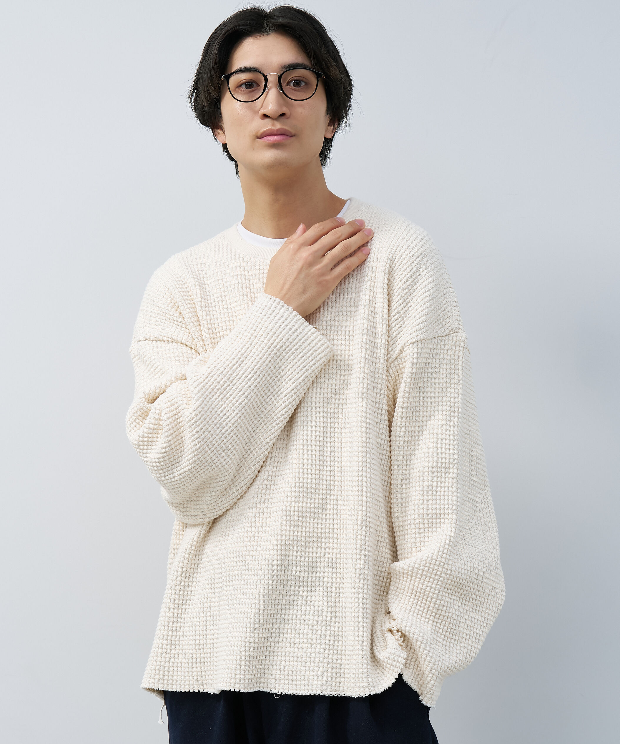  「ボストン型 大人可愛いメガネ トレンド感&times;きちんと感のあるデザイン｜黒縁 クリア レンズ交換券付き」|メガネ|