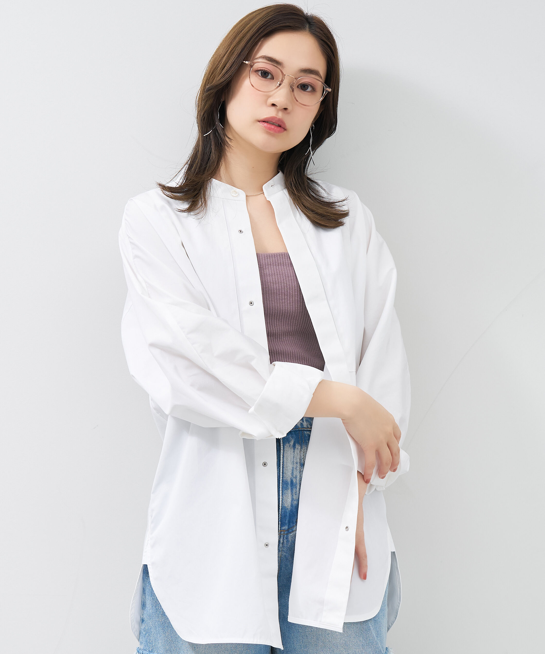  「ボストン型 大人可愛いメガネ トレンド感&times;きちんと感のあるデザイン｜黒縁 クリア レンズ交換券付き」|メガネ|