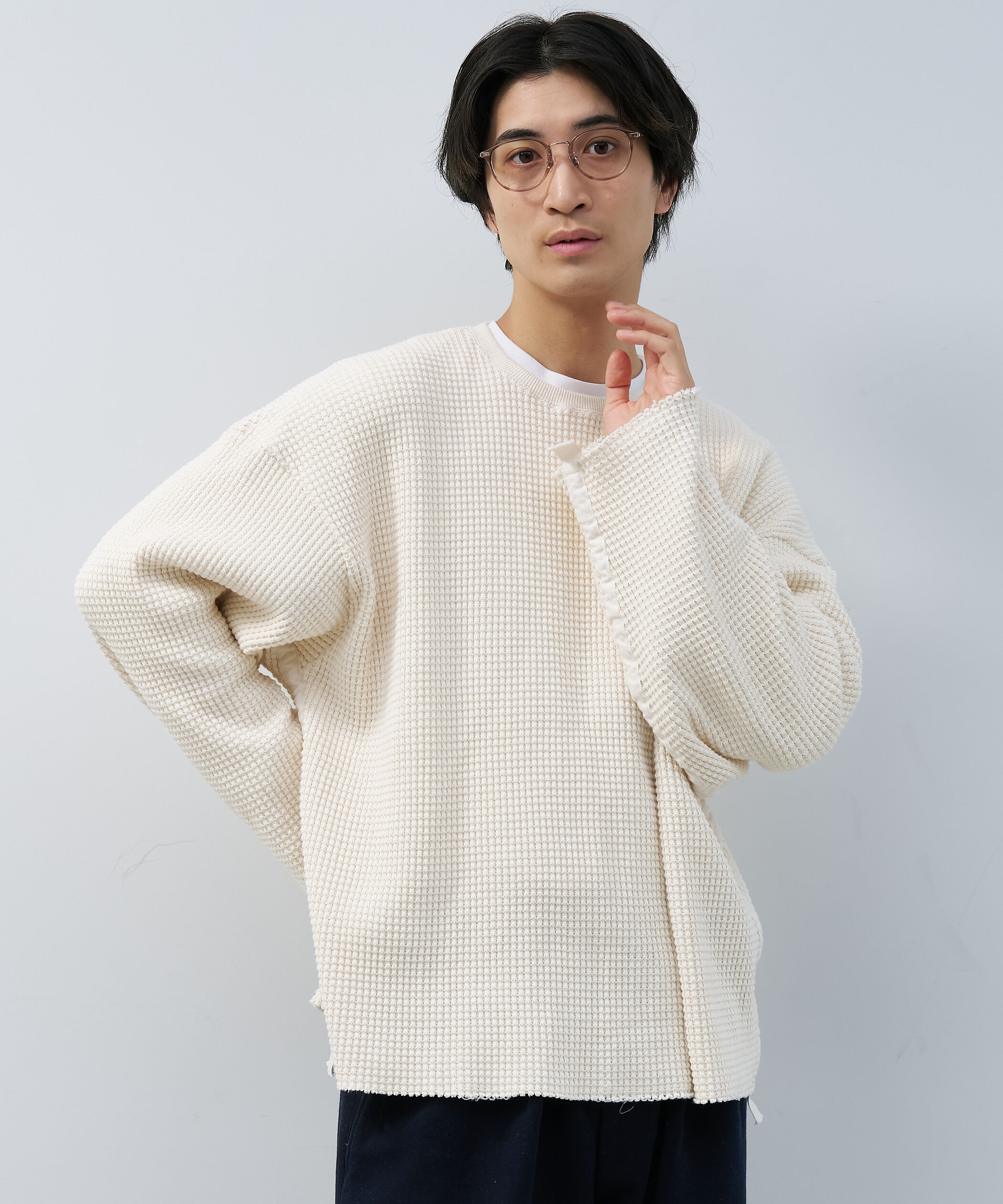  「ボストン型 大人可愛いメガネ トレンド感&times;きちんと感のあるデザイン｜黒縁 クリア レンズ交換券付き」|メガネ|