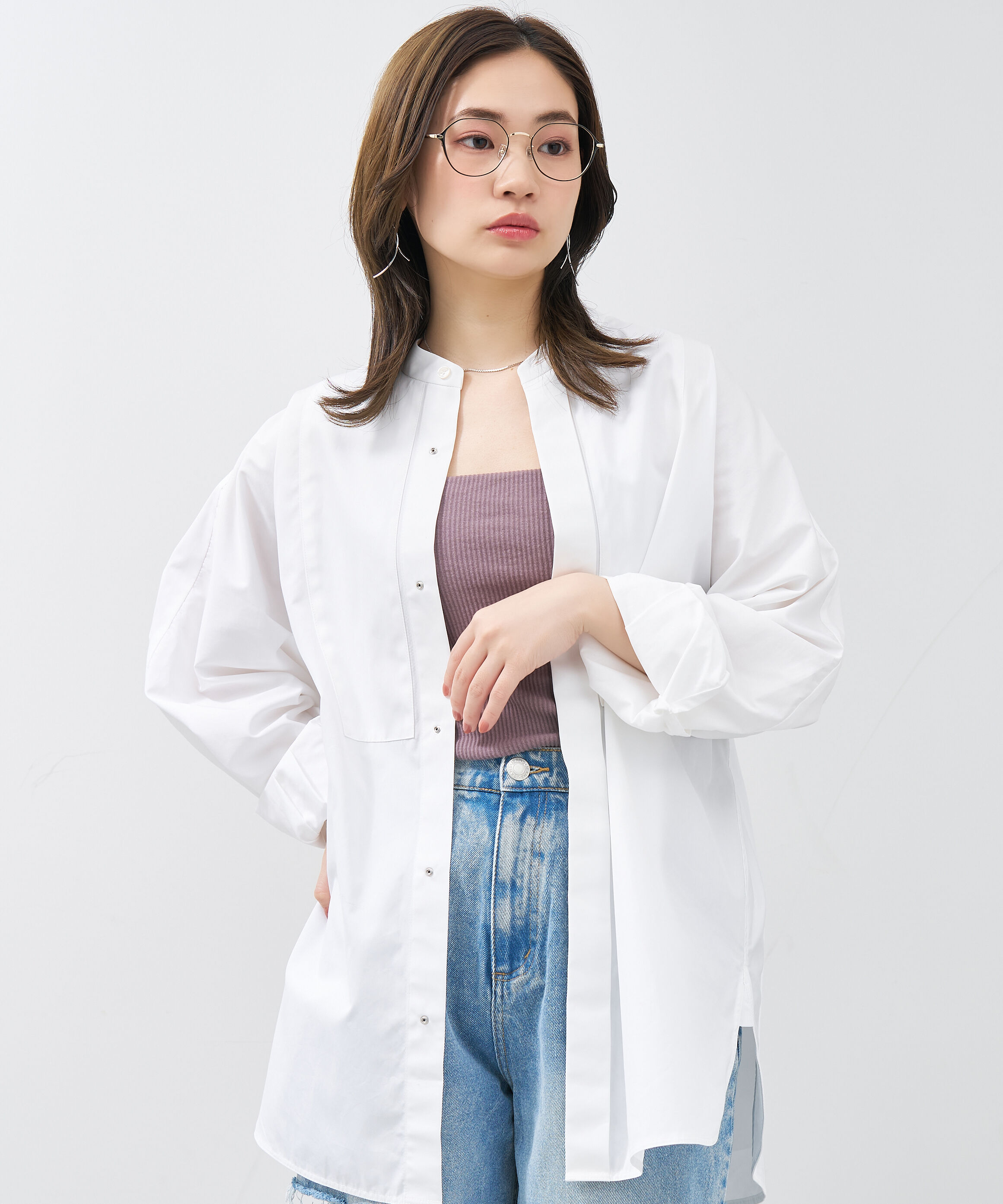  「ウェリントン クラウンパント 華奢なラインで大人可愛いメガネ 大きめサイズ 小顔 メタル レンズ交換券付き」|メガネ|