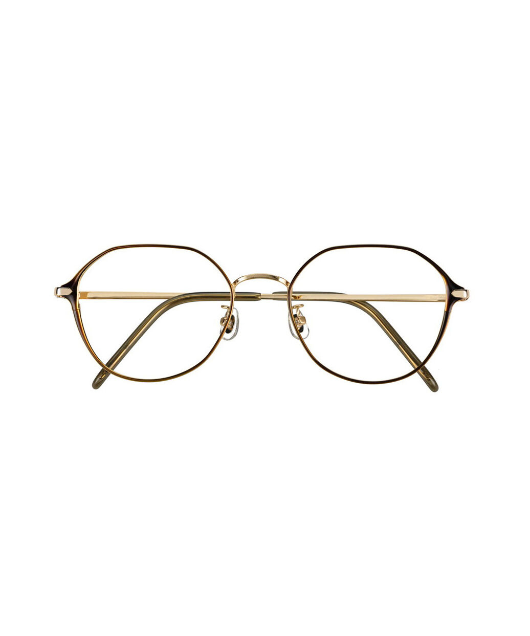  「ウェリントン クラウンパント 華奢なラインで大人可愛いメガネ 大きめサイズ 小顔 メタル レンズ交換券付き」|メガネ|