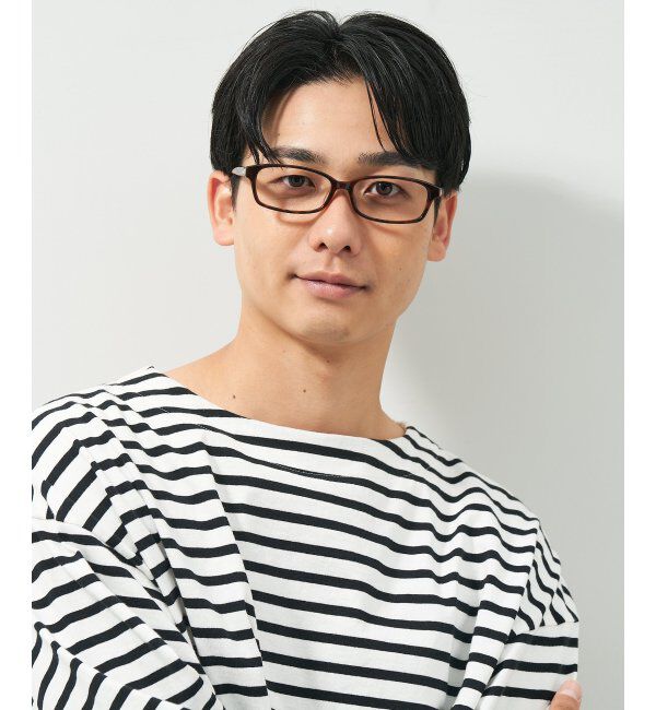  「スクエア型 メガネ｜ ユニセックス 上質感のあるフレーム  レンズ交換券付」|メガネ|