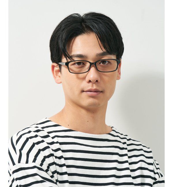  「スクエア型 メガネ｜ ユニセックス 上質感のあるフレーム  レンズ交換券付」|メガネ|