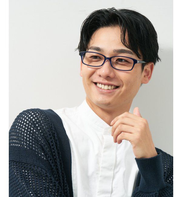  「スクエア型 メガネ｜ ユニセックス 上質感のあるフレーム  レンズ交換券付」|メガネ|