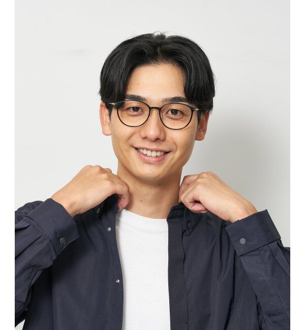  「ボストン型 メガネ 軽量 大人可愛い おうちメガネ 伊達メガネ レンズ交換券付」|メガネ|