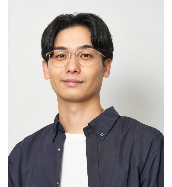  「ボストン型 メガネ 軽量 大人可愛い おうちメガネ 伊達メガネ レンズ交換券付」|メガネ|