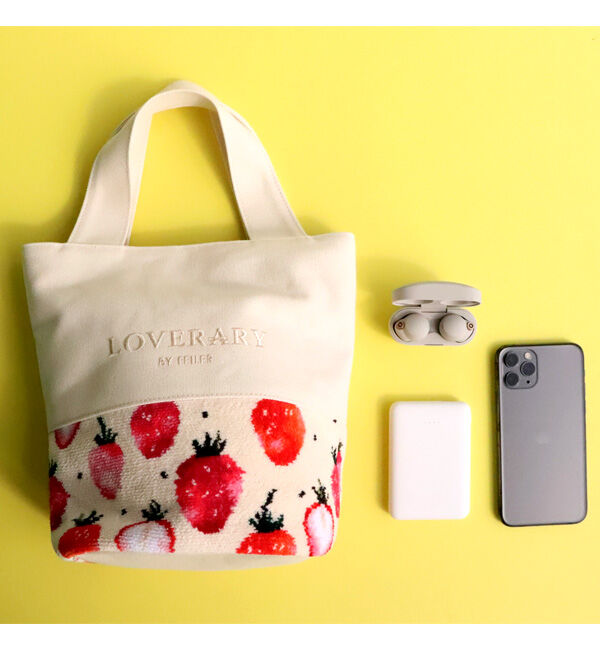 LOVERARY BY FEILER「ストロベリードット　バッグ　L/STD-223014」|トートバッグ|