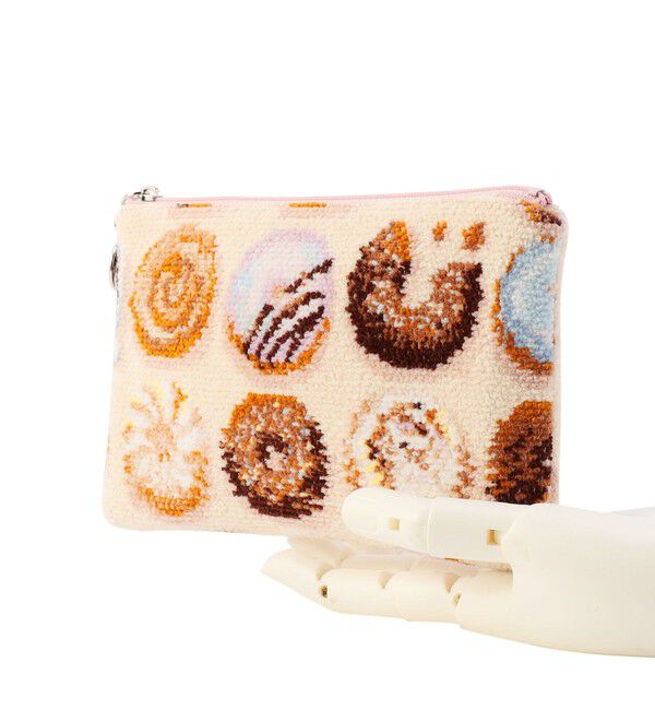 LOVERARY BY FEILER「モグモグドーナツ　フラットポーチS　L/MOG-243168」|ポーチ|