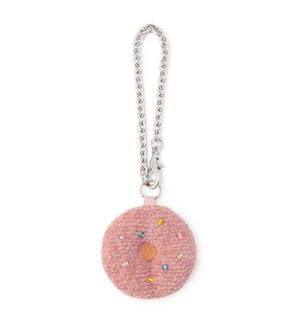 LOVERARY BY FEILER「モグモグドーナツ　ドーナツ型チャーム　L/MOG-243172」|チャーム・キーホルダー|ピンク