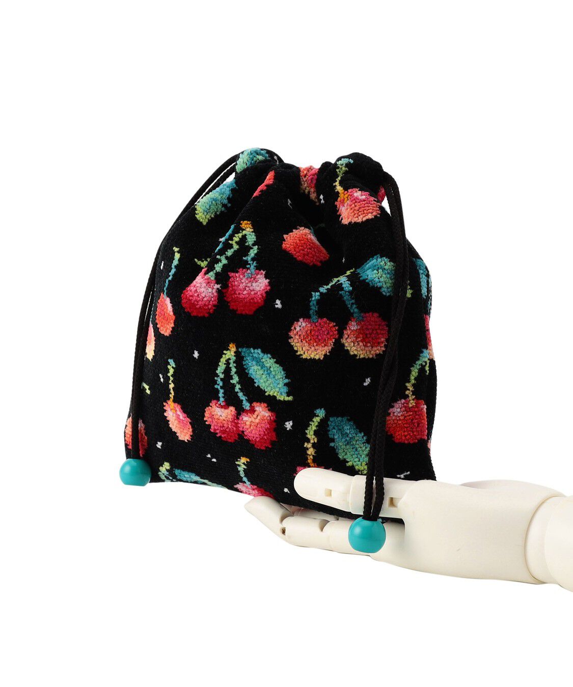 LOVERARY BY FEILER「チェリードット　巾着　L/CRD-253049」|ポーチ|