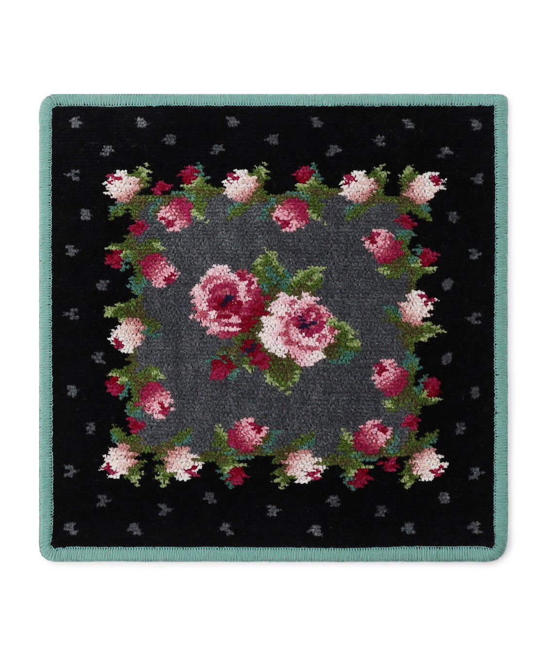 FEILER「マイジュリエット　ハンカチ」|ハンカチ|ブラック&times;グリーン