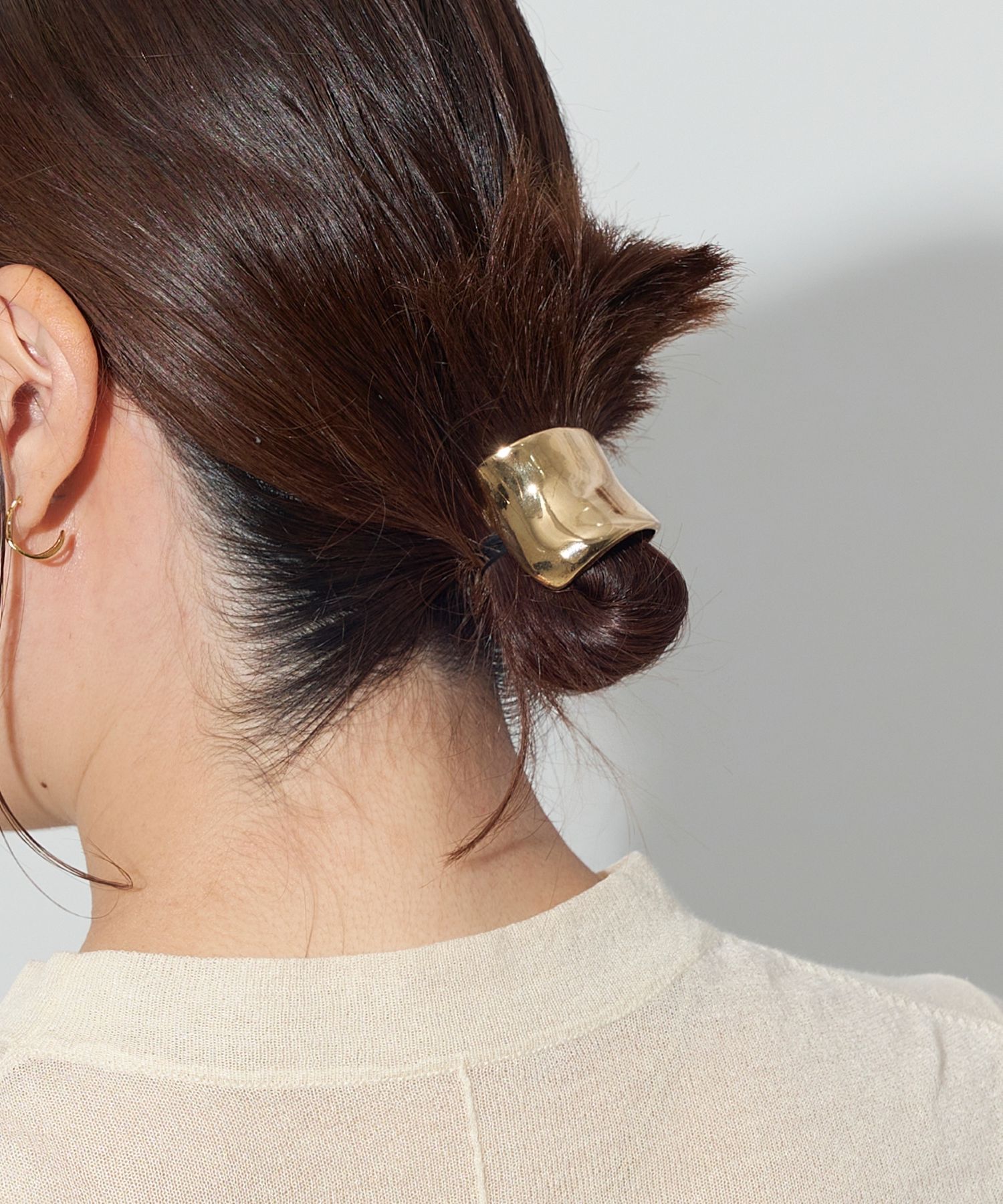 Phoebe「メタルワイドポニーフックヘアカフ」|その他|