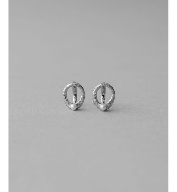 ete「パール オーバル イヤリング」|イヤリング|プラチナム