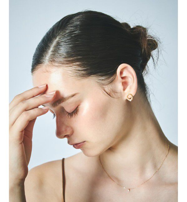 ete「パール オーバル イヤリング」|イヤリング|