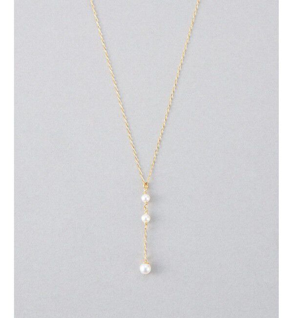 Jouete「[パールネックレス] スウィング」|ネックレス|イエローゴールド
